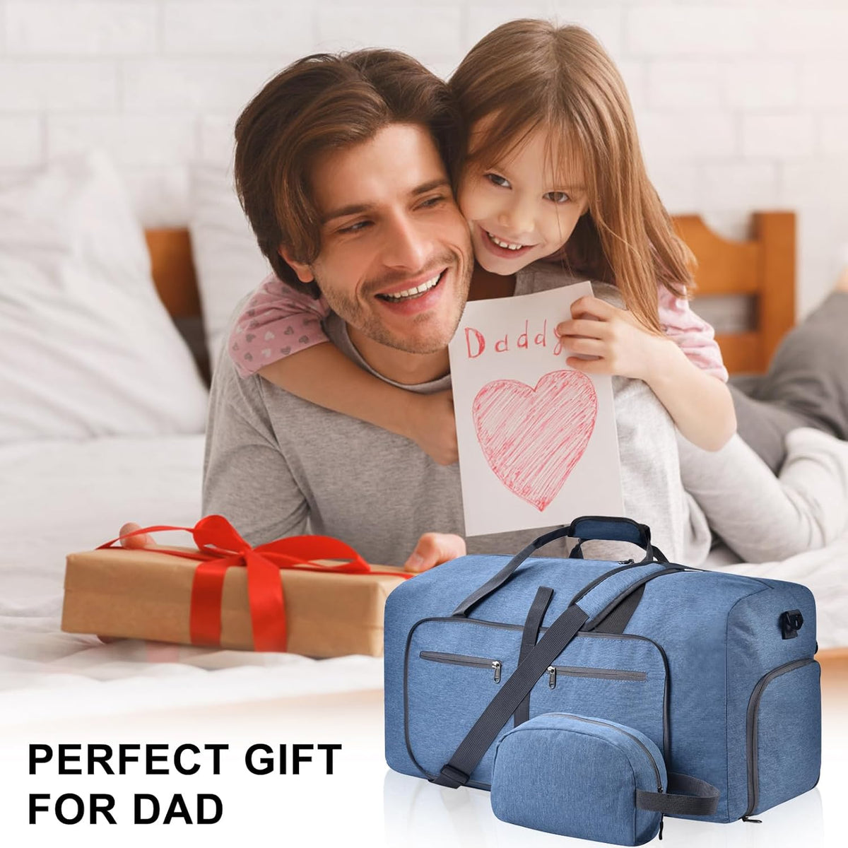 Duffle Bag with Shoes Compartment and Adjustable Strap,Foldable Travel Duffel Bags for Men Women,Waterproof Duffel Bags