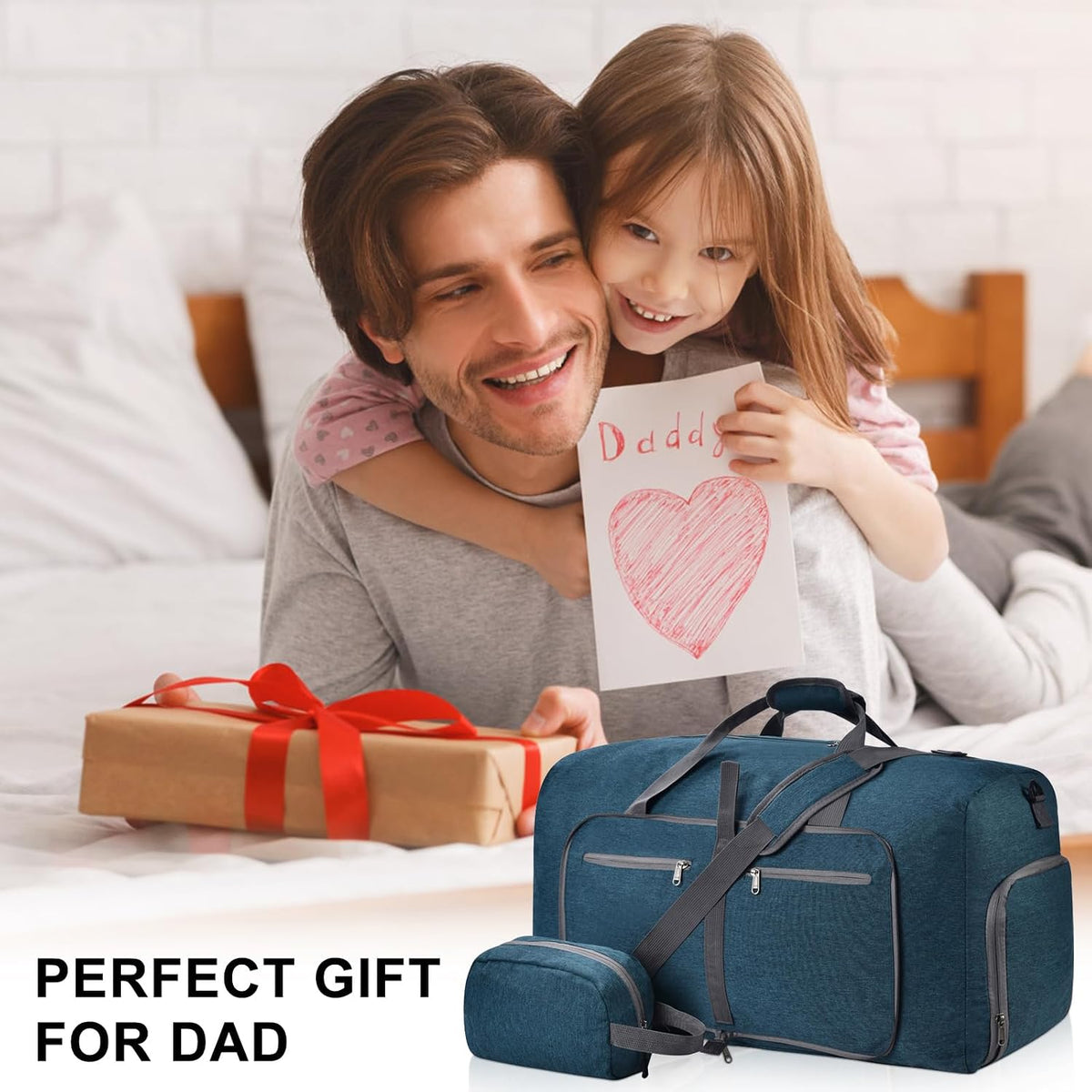 Duffle Bag with Shoes Compartment and Adjustable Strap,Foldable Travel Duffel Bags for Men Women,Waterproof Duffel Bags
