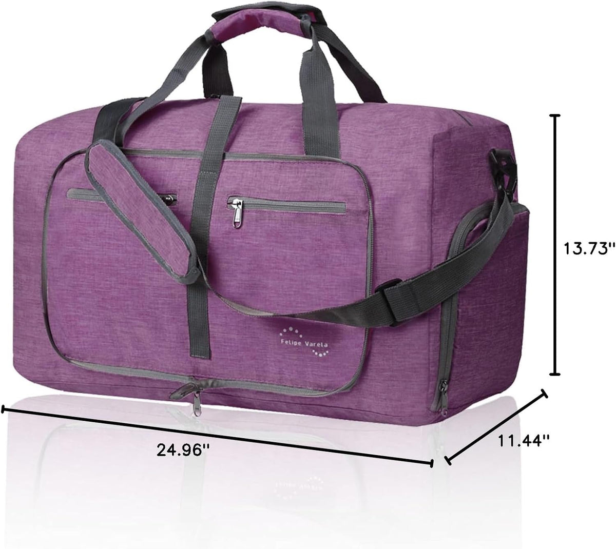 Duffle Bag with Shoes Compartment and Adjustable Strap,Foldable Travel Duffel Bags for Men Women,Waterproof Duffel Bags