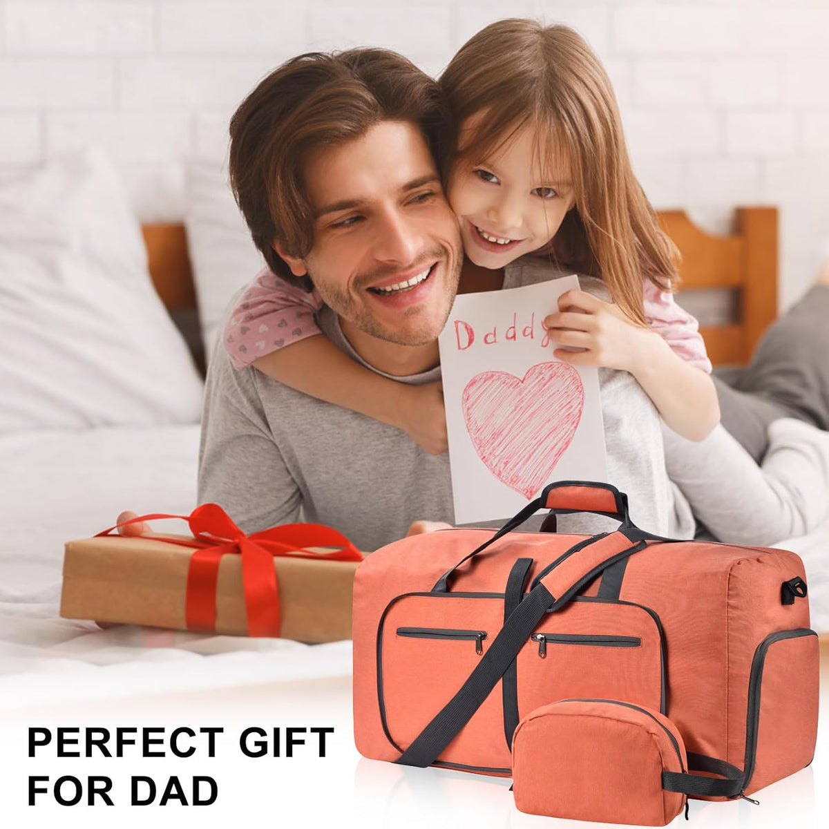 Duffle Bag with Shoes Compartment and Adjustable Strap,Foldable Travel Duffel Bags for Men Women,Waterproof Duffel Bags