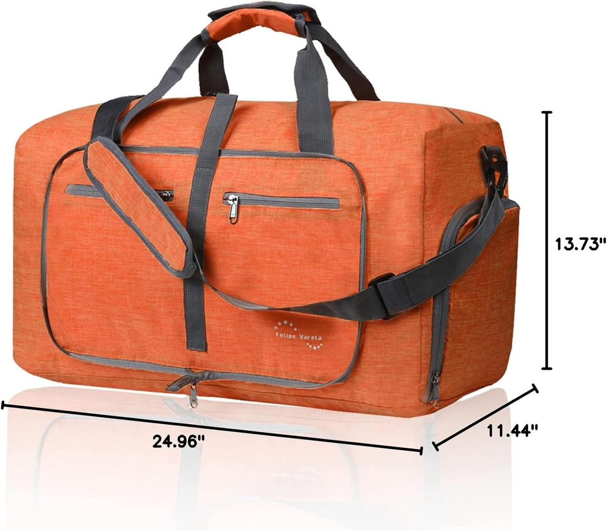 Duffle Bag with Shoes Compartment and Adjustable Strap,Foldable Travel Duffel Bags for Men Women,Waterproof Duffel Bags