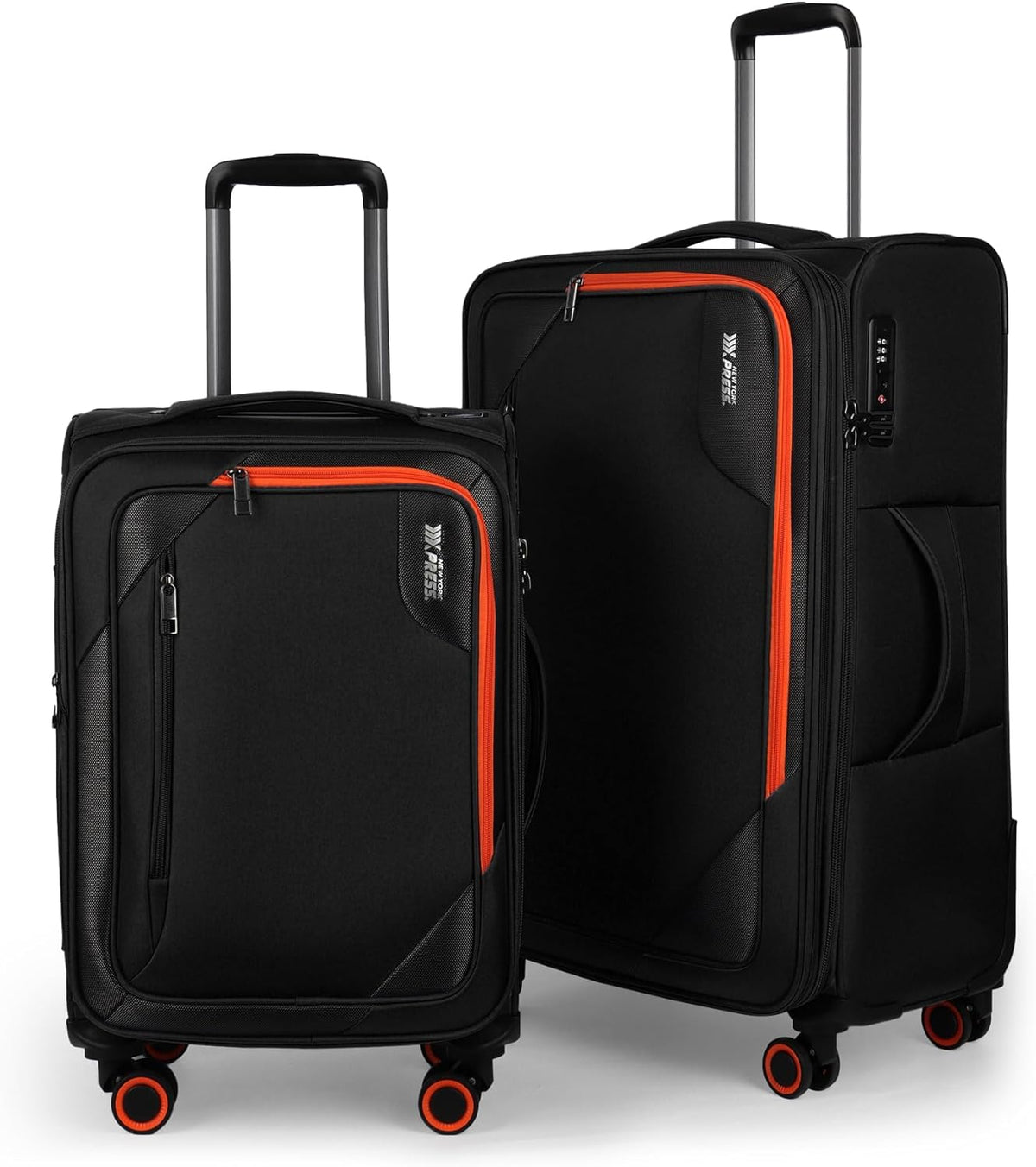 22 inch Carry on Luggage,Softside Suitcase w/TSA LOCK,Expandable 20% Luggage w/Spinner Wheels, Tear-Resistant,Lightweight Rolling Suitcases for Men/Women（Burgundy,22in）