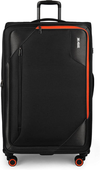 22 inch Carry on Luggage,Softside Suitcase w/TSA LOCK,Expandable 20% Luggage w/Spinner Wheels, Tear-Resistant,Lightweight Rolling Suitcases for Men/Women（Burgundy,22in）