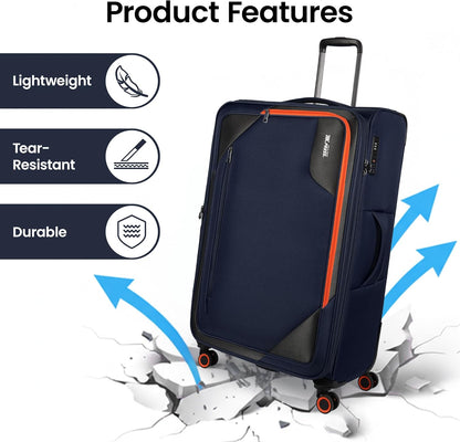 22 inch Carry on Luggage,Softside Suitcase w/TSA LOCK,Expandable 20% Luggage w/Spinner Wheels, Tear-Resistant,Lightweight Rolling Suitcases for Men/Women（Burgundy,22in）