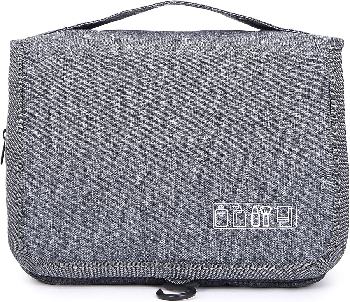 Toiletry Bag Water-Resistant Makeup Cosmetic Bag Travel Organizer for Accessories Travel Bag with Hanging Hook