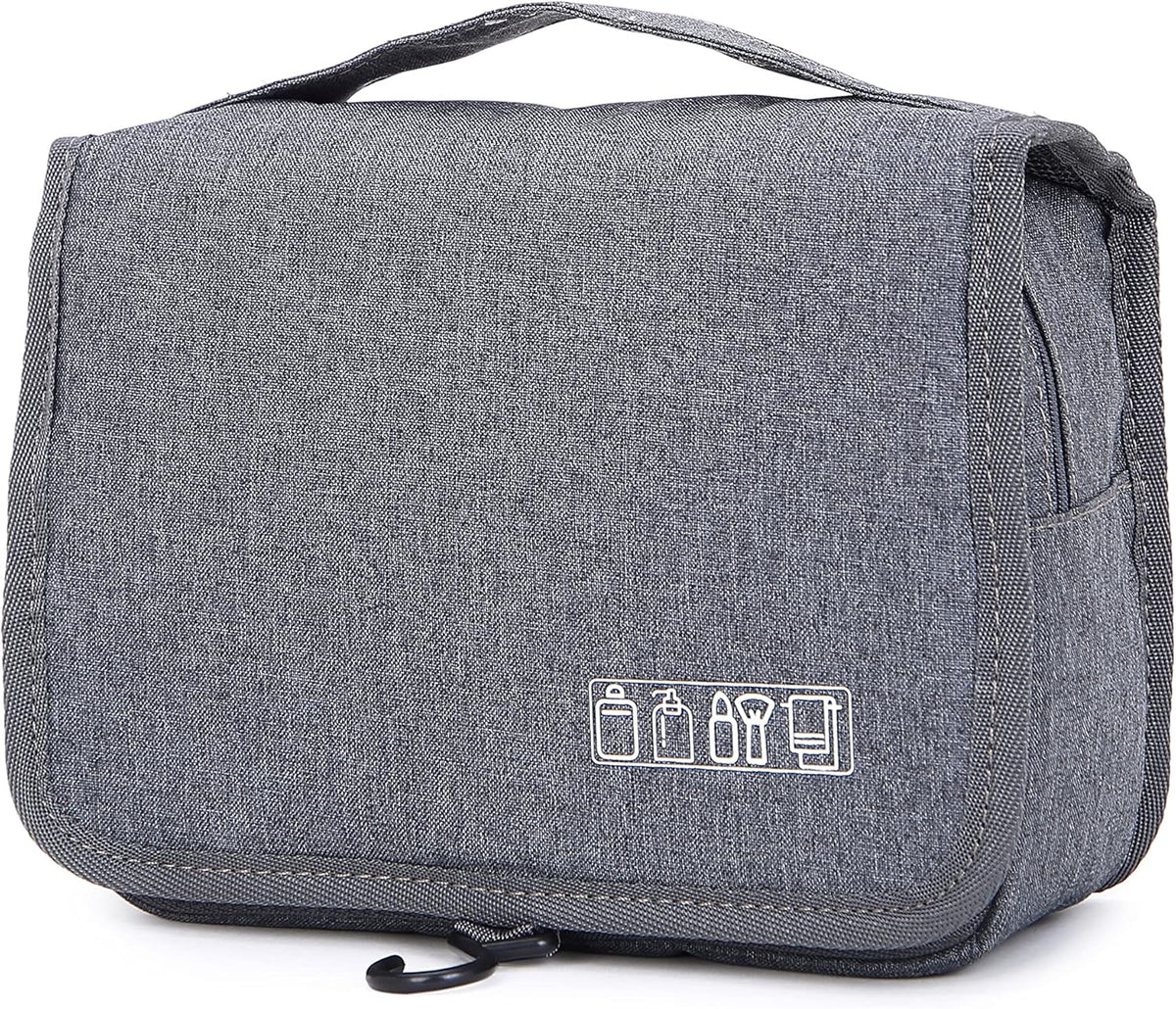 Toiletry Bag Water-Resistant Makeup Cosmetic Bag Travel Organizer for Accessories Travel Bag with Hanging Hook