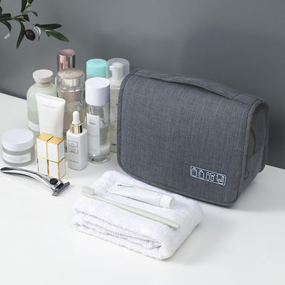 Toiletry Bag Water-Resistant Makeup Cosmetic Bag Travel Organizer for Accessories Travel Bag with Hanging Hook