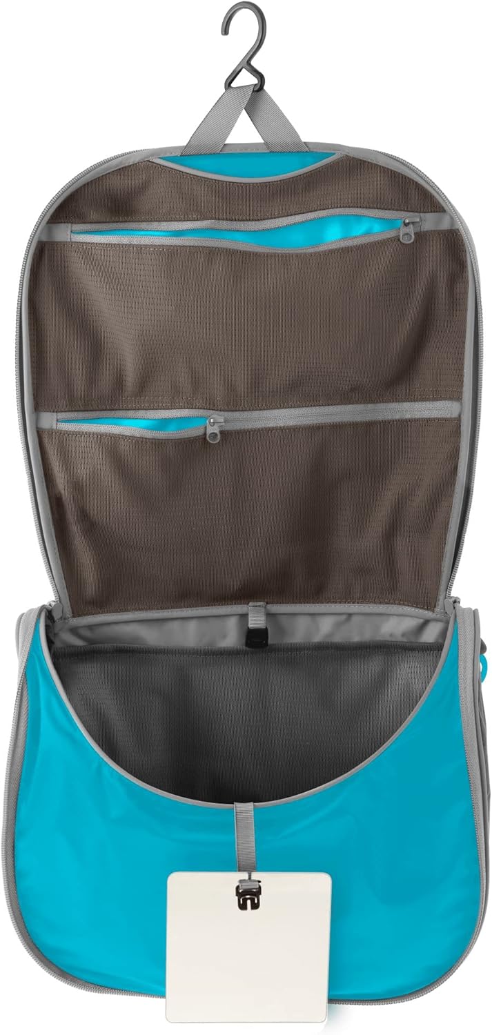 Large Hanging Toiletry Bag, Travel Organizer for Men and Women, HighRise Grey