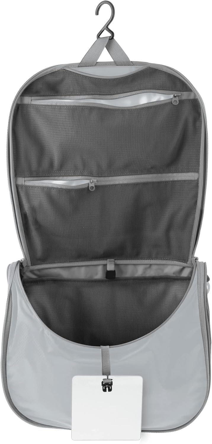 Large Hanging Toiletry Bag, Travel Organizer for Men and Women, HighRise Grey