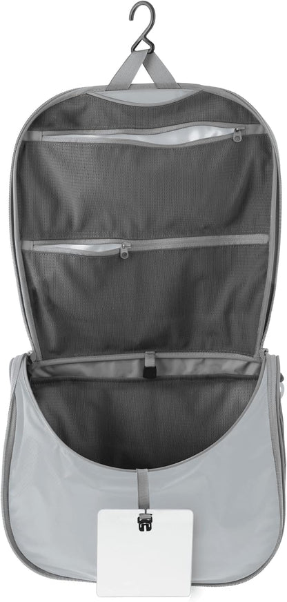 Large Hanging Toiletry Bag, Travel Organizer for Men and Women, HighRise Grey