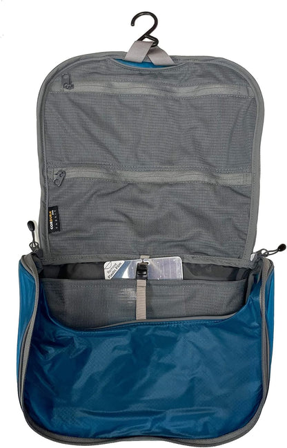 Large Hanging Toiletry Bag, Travel Organizer for Men and Women, HighRise Grey