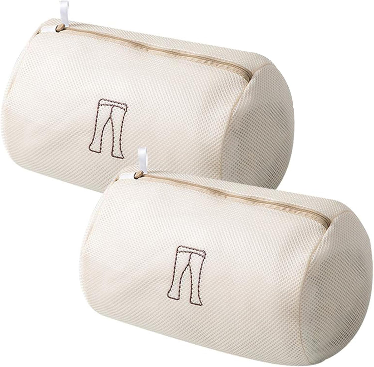 (2Pcs) high-end zipper mesh laundry bag, travel storage and finishing bag, to protect your exquisite clothes, suitable for jackets, underwear, tights, etc. (Pink, Shell bra)