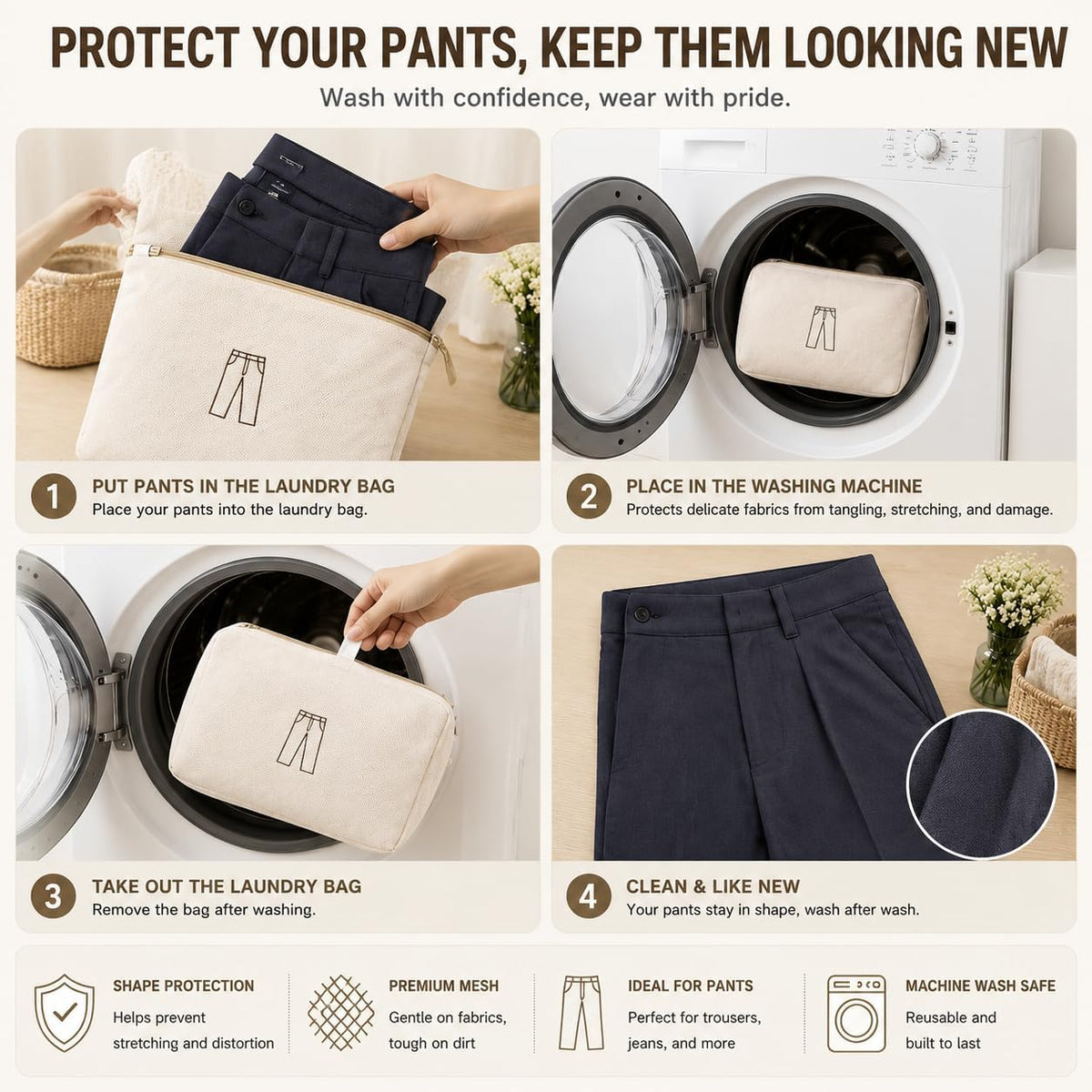 (2Pcs) high-end zipper mesh laundry bag, travel storage and finishing bag, to protect your exquisite clothes, suitable for jackets, underwear, tights, etc. (Pink, Shell bra)