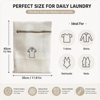 (2Pcs) high-end zipper mesh laundry bag, travel storage and finishing bag, to protect your exquisite clothes, suitable for jackets, underwear, tights, etc. (Pink, Shell bra)