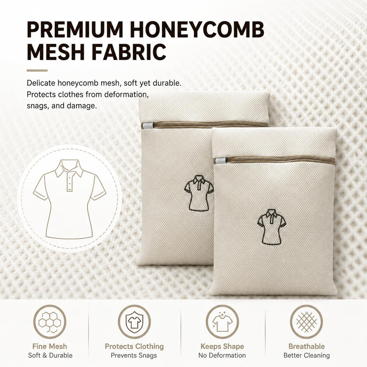 (2Pcs) high-end zipper mesh laundry bag, travel storage and finishing bag, to protect your exquisite clothes, suitable for jackets, underwear, tights, etc. (Pink, Shell bra)