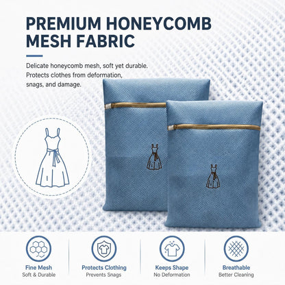 (2Pcs) high-end zipper mesh laundry bag, travel storage and finishing bag, to protect your exquisite clothes, suitable for jackets, underwear, tights, etc. (Pink, Shell bra)