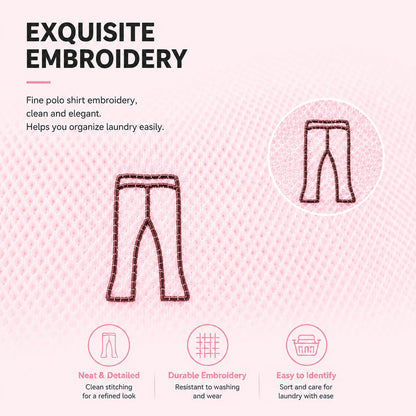 (2Pcs) high-end zipper mesh laundry bag, travel storage and finishing bag, to protect your exquisite clothes, suitable for jackets, underwear, tights, etc. (Pink, Shell bra)