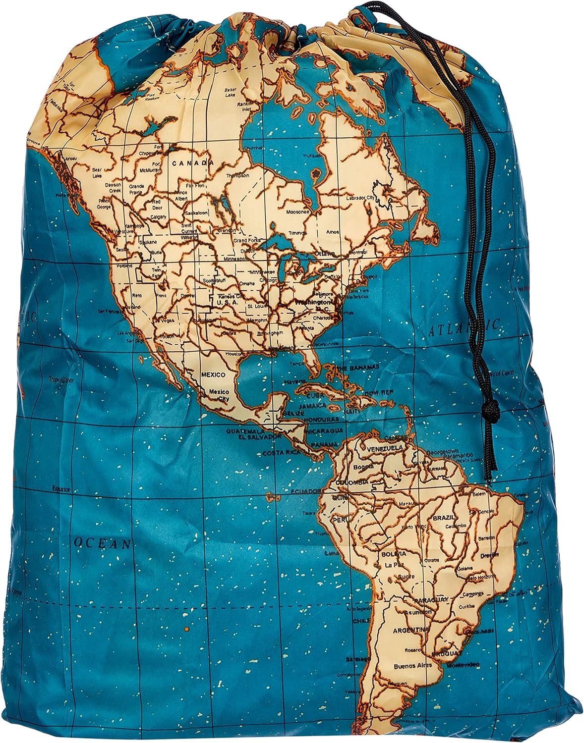 Kikkerland Around The World Travel Bags, Set of 4