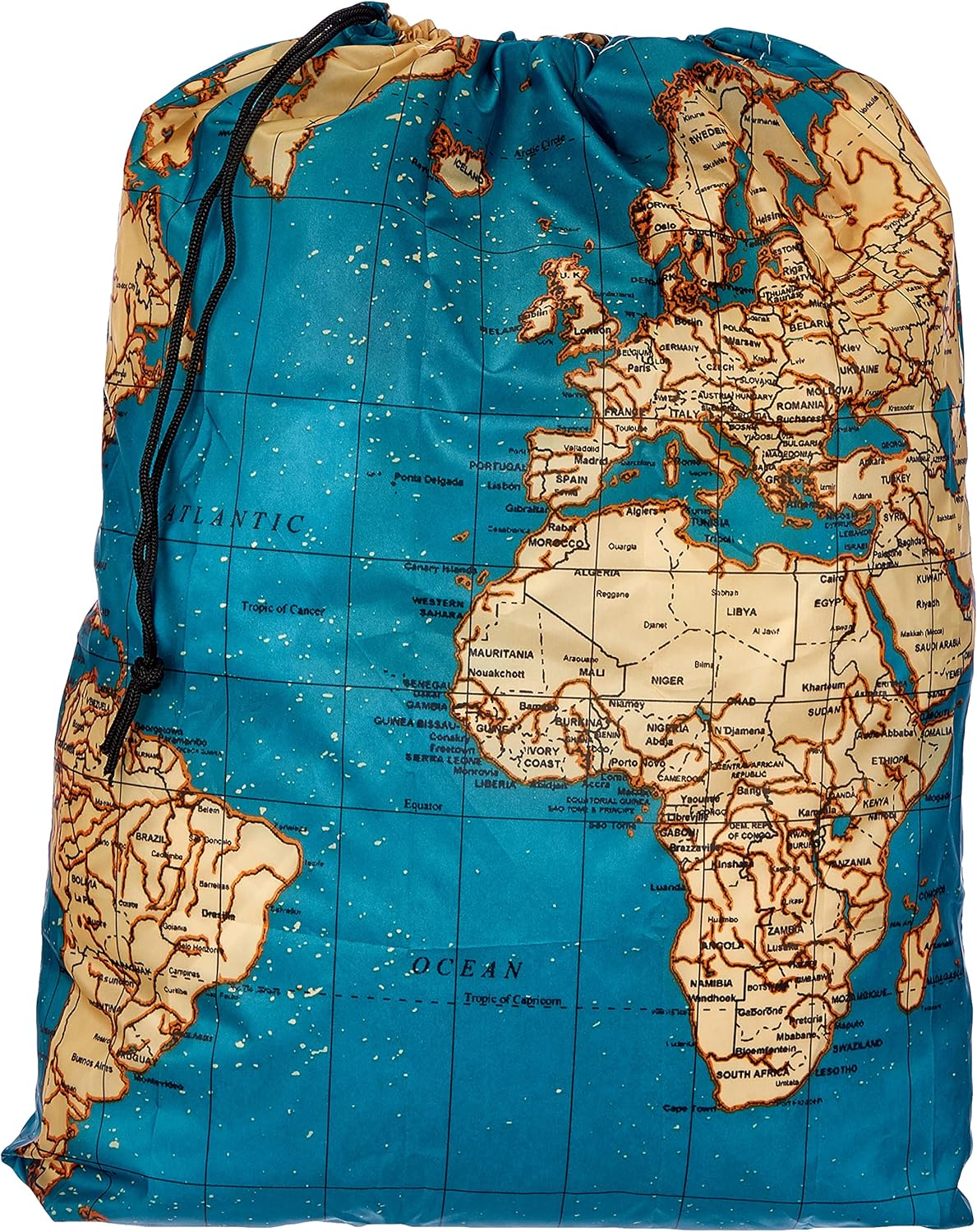 Kikkerland Around The World Travel Bags, Set of 4