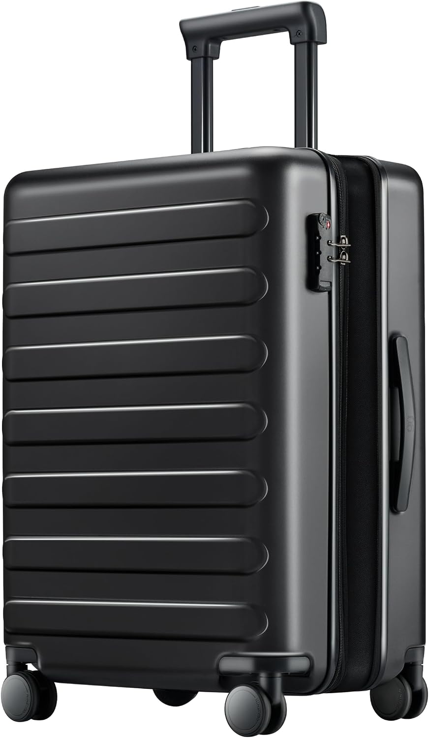 Carry On Luggage 22x14x9 Airline Approved, 20 Inch Luggage with Smooth Spinner Wheels, Expandable, Hard Shell PC Suitcase, Lightweight Travel Luggage, TSA Approved (Shadow, Rhine Max)