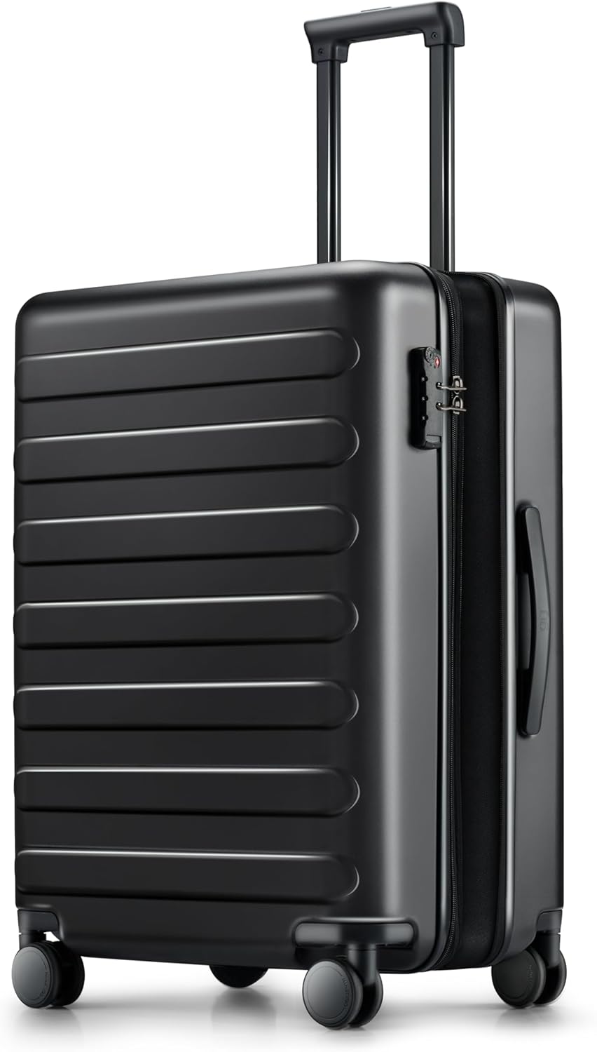 Carry On Luggage 22x14x9 Airline Approved, 20 Inch Luggage with Smooth Spinner Wheels, Expandable, Hard Shell PC Suitcase, Lightweight Travel Luggage, TSA Approved (Shadow, Rhine Max)
