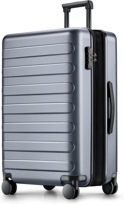 Carry On Luggage 22x14x9 Airline Approved, 20 Inch Luggage with Smooth Spinner Wheels, Expandable, Hard Shell PC Suitcase, Lightweight Travel Luggage, TSA Approved (Shadow, Rhine Max)