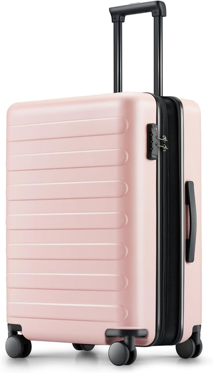 Carry On Luggage 22x14x9 Airline Approved, 20 Inch Luggage with Smooth Spinner Wheels, Expandable, Hard Shell PC Suitcase, Lightweight Travel Luggage, TSA Approved (Shadow, Rhine Max)