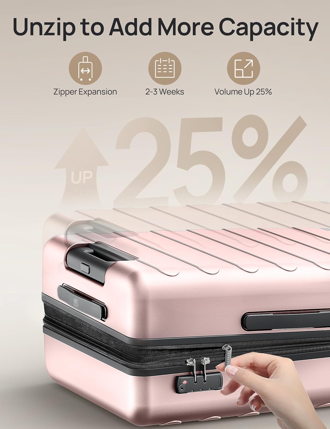 Carry On Luggage 22x14x9 Airline Approved, 20 Inch Luggage with Smooth Spinner Wheels, Expandable, Hard Shell PC Suitcase, Lightweight Travel Luggage, TSA Approved (Shadow, Rhine Max)