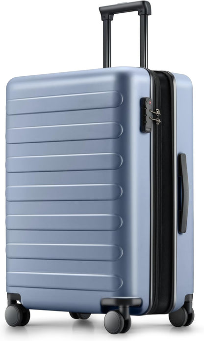 Carry On Luggage 22x14x9 Airline Approved, 20 Inch Luggage with Smooth Spinner Wheels, Expandable, Hard Shell PC Suitcase, Lightweight Travel Luggage, TSA Approved (Shadow, Rhine Max)