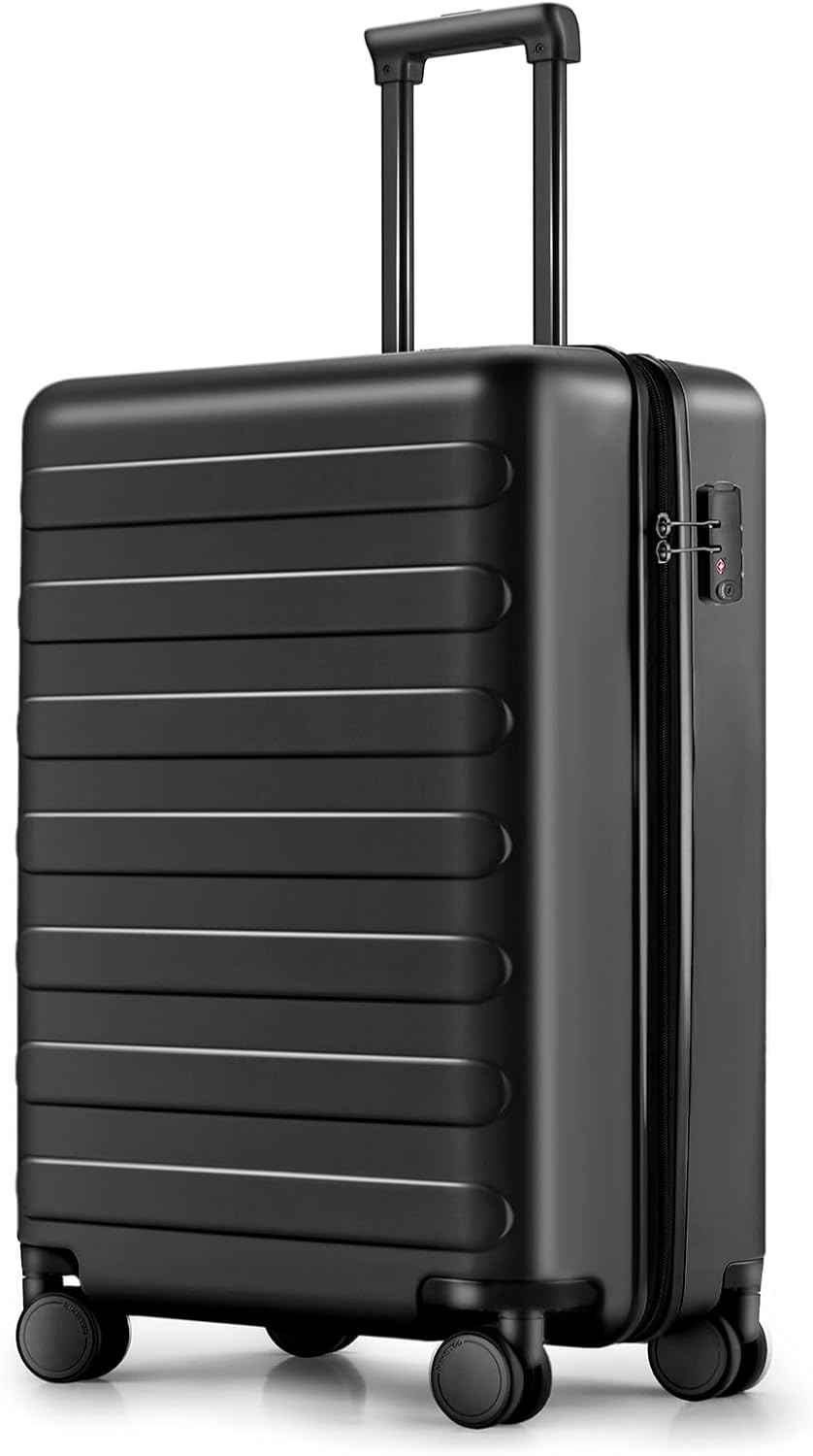 Carry On Luggage 22x14x9 Airline Approved, 20 Inch Luggage with Smooth Spinner Wheels, Expandable, Hard Shell PC Suitcase, Lightweight Travel Luggage, TSA Approved (Shadow, Rhine Max)