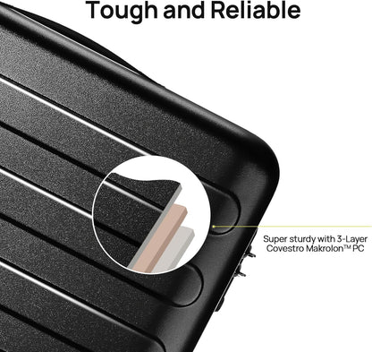 Carry On Luggage 22x14x9 Airline Approved, 20 Inch Luggage with Smooth Spinner Wheels, Expandable, Hard Shell PC Suitcase, Lightweight Travel Luggage, TSA Approved (Shadow, Rhine Max)