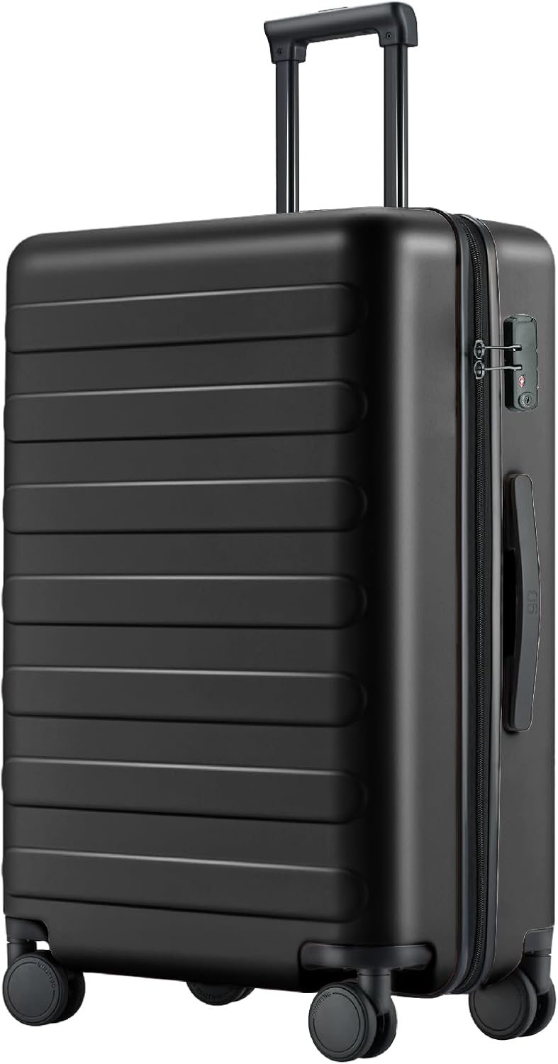 Carry On Luggage 22x14x9 Airline Approved, 20 Inch Luggage with Smooth Spinner Wheels, Expandable, Hard Shell PC Suitcase, Lightweight Travel Luggage, TSA Approved (Shadow, Rhine Max)