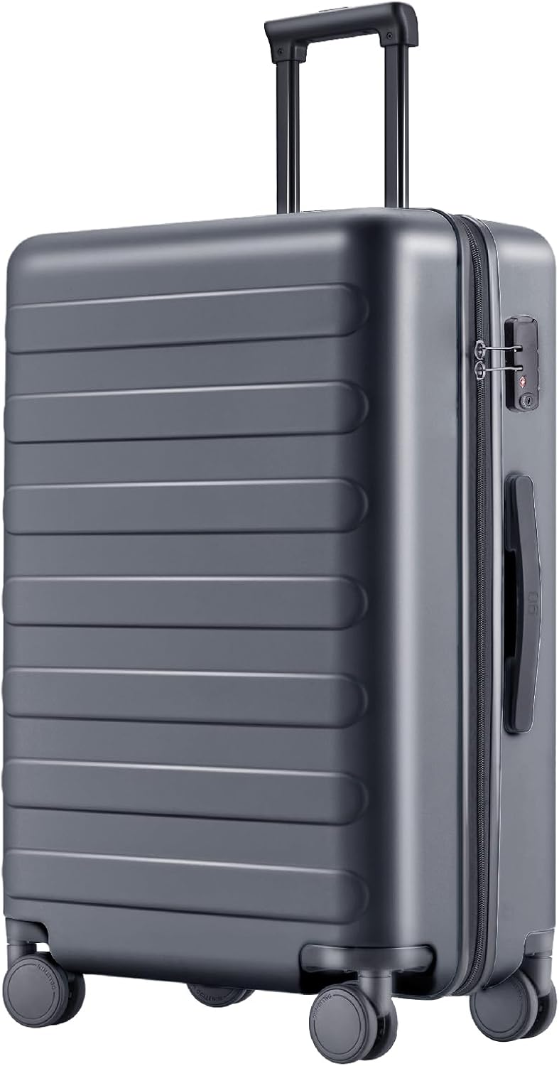 Carry On Luggage 22x14x9 Airline Approved, 20 Inch Luggage with Smooth Spinner Wheels, Expandable, Hard Shell PC Suitcase, Lightweight Travel Luggage, TSA Approved (Shadow, Rhine Max)