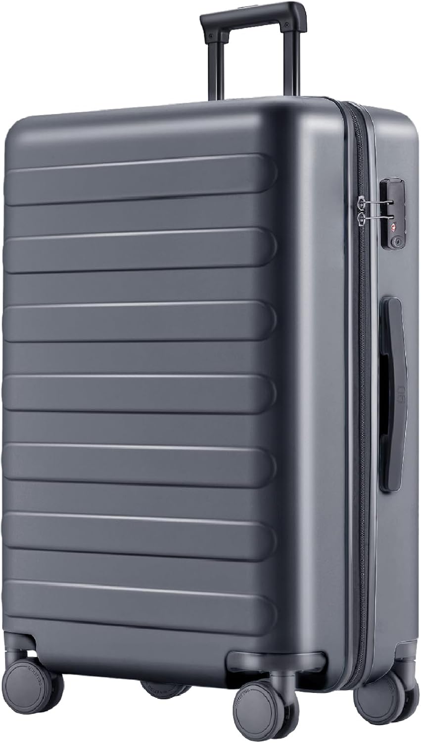 Carry On Luggage 22x14x9 Airline Approved, 20 Inch Luggage with Smooth Spinner Wheels, Expandable, Hard Shell PC Suitcase, Lightweight Travel Luggage, TSA Approved (Shadow, Rhine Max)