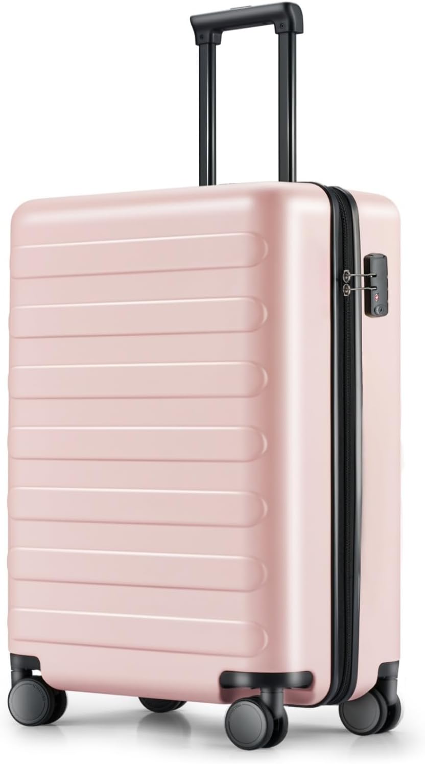 Carry On Luggage 22x14x9 Airline Approved, 20 Inch Luggage with Smooth Spinner Wheels, Expandable, Hard Shell PC Suitcase, Lightweight Travel Luggage, TSA Approved (Shadow, Rhine Max)