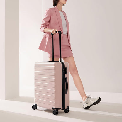 Carry On Luggage 22x14x9 Airline Approved, 20 Inch Luggage with Smooth Spinner Wheels, Expandable, Hard Shell PC Suitcase, Lightweight Travel Luggage, TSA Approved (Shadow, Rhine Max)