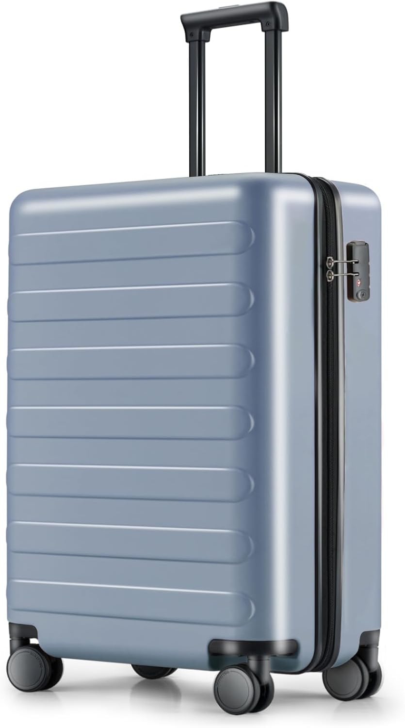 Carry On Luggage 22x14x9 Airline Approved, 20 Inch Luggage with Smooth Spinner Wheels, Expandable, Hard Shell PC Suitcase, Lightweight Travel Luggage, TSA Approved (Shadow, Rhine Max)