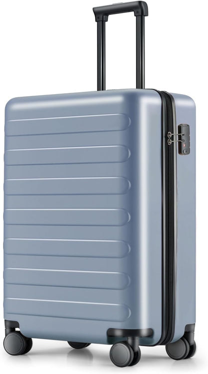Carry On Luggage 22x14x9 Airline Approved, 20 Inch Luggage with Smooth Spinner Wheels, Expandable, Hard Shell PC Suitcase, Lightweight Travel Luggage, TSA Approved (Shadow, Rhine Max)