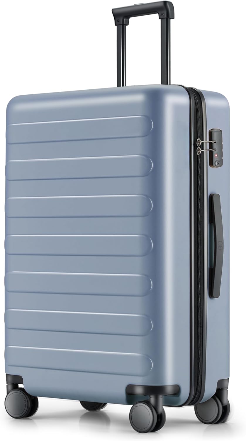 Carry On Luggage 22x14x9 Airline Approved, 20 Inch Luggage with Smooth Spinner Wheels, Expandable, Hard Shell PC Suitcase, Lightweight Travel Luggage, TSA Approved (Shadow, Rhine Max)