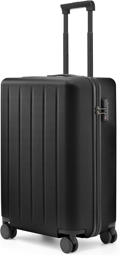Carry On Luggage 22x14x9 Airline Approved, 20 Inch Luggage with Smooth Spinner Wheels, Expandable, Hard Shell PC Suitcase, Lightweight Travel Luggage, TSA Approved (Shadow, Rhine Max)