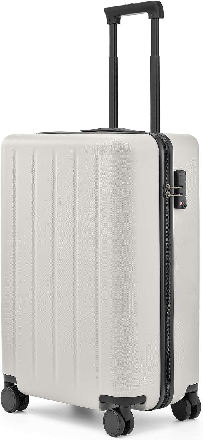 Carry On Luggage 22x14x9 Airline Approved, 20 Inch Luggage with Smooth Spinner Wheels, Expandable, Hard Shell PC Suitcase, Lightweight Travel Luggage, TSA Approved (Shadow, Rhine Max)