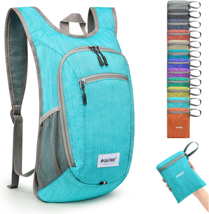 10L/15L Hiking Backpack Lightweight Packable Hiking Daypack Small Travel Outdoor Foldable Shoulder Bag