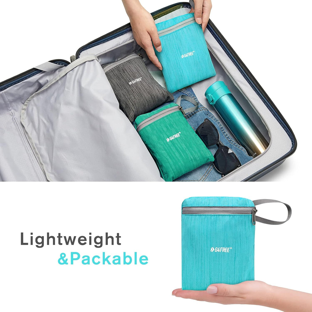 10L/15L Hiking Backpack Lightweight Packable Hiking Daypack Small Travel Outdoor Foldable Shoulder Bag