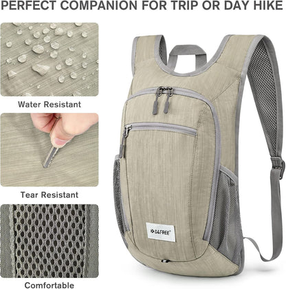 10L/15L Hiking Backpack Lightweight Packable Hiking Daypack Small Travel Outdoor Foldable Shoulder Bag