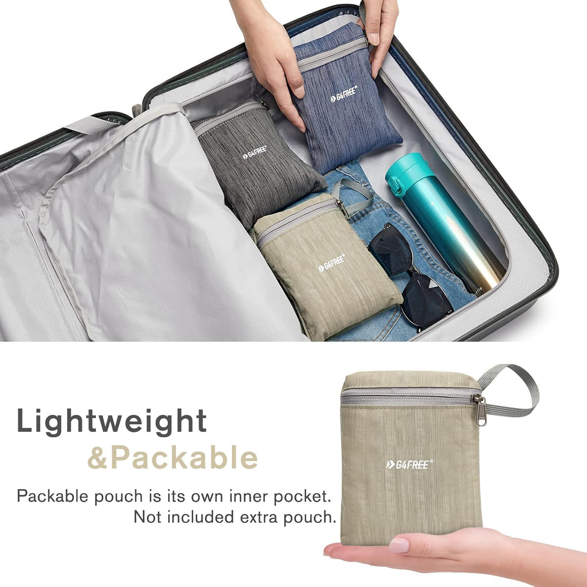 10L/15L Hiking Backpack Lightweight Packable Hiking Daypack Small Travel Outdoor Foldable Shoulder Bag