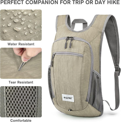10L/15L Hiking Backpack Lightweight Packable Hiking Daypack Small Travel Outdoor Foldable Shoulder Bag