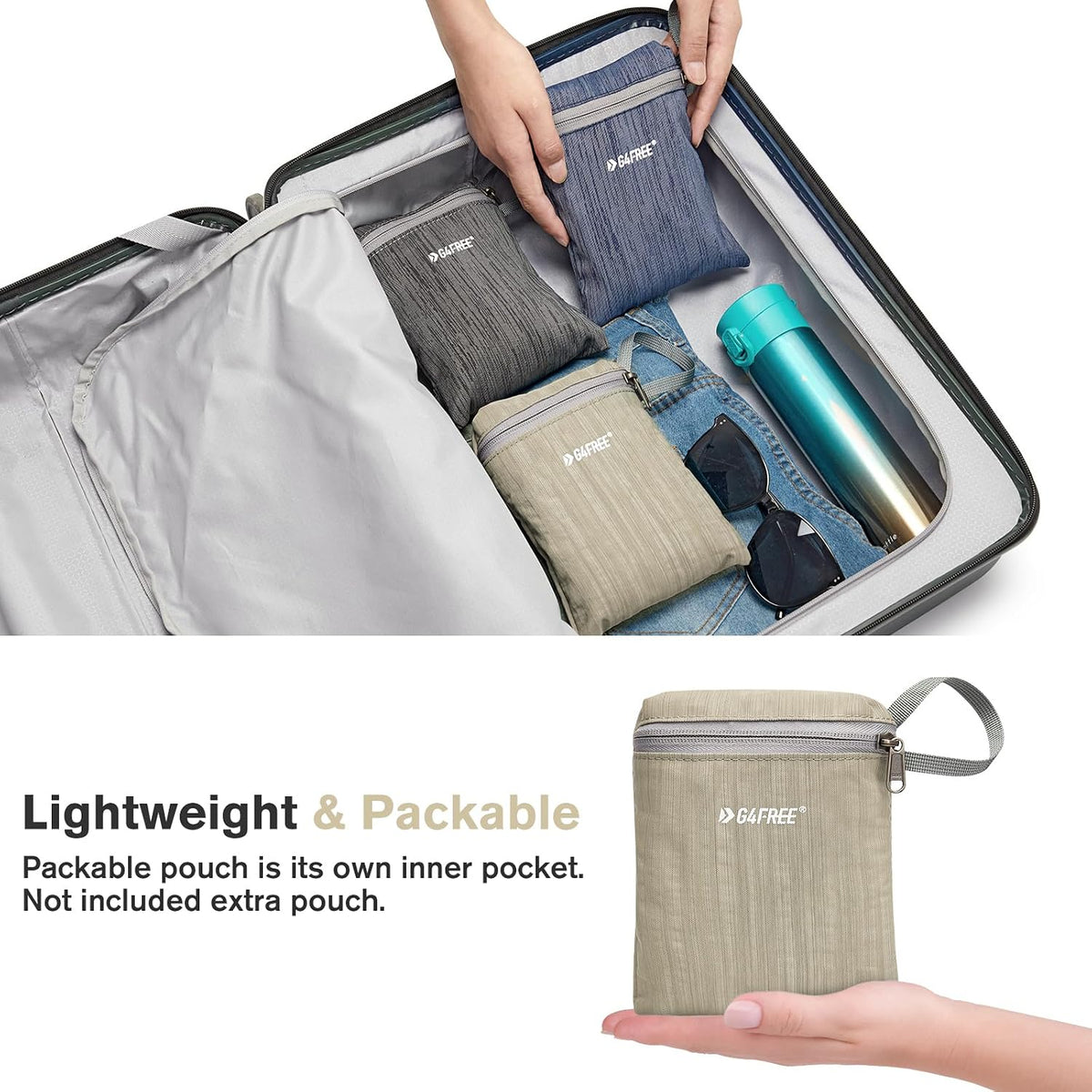 10L/15L Hiking Backpack Lightweight Packable Hiking Daypack Small Travel Outdoor Foldable Shoulder Bag