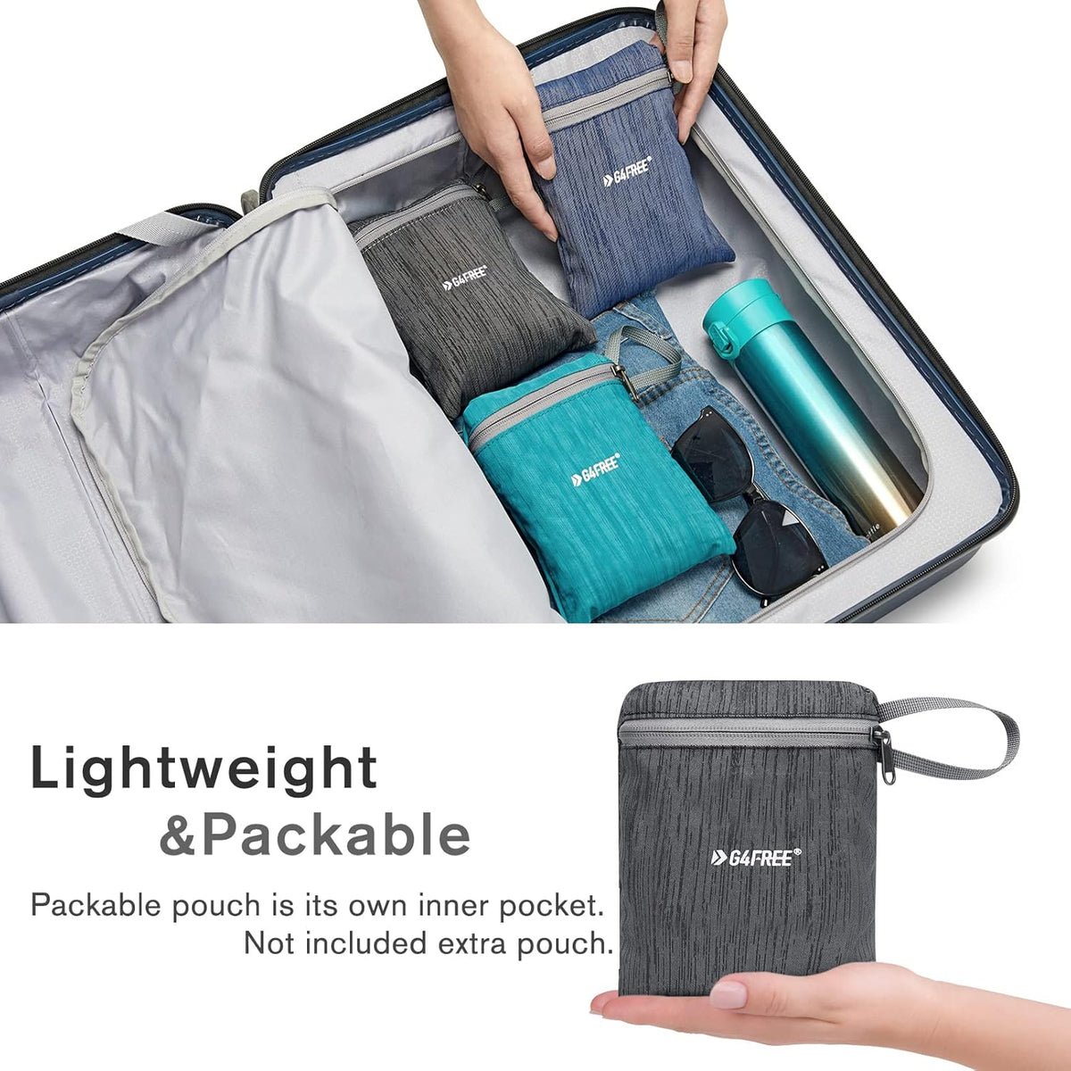 10L/15L Hiking Backpack Lightweight Packable Hiking Daypack Small Travel Outdoor Foldable Shoulder Bag