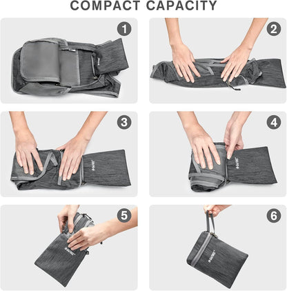 10L/15L Hiking Backpack Lightweight Packable Hiking Daypack Small Travel Outdoor Foldable Shoulder Bag