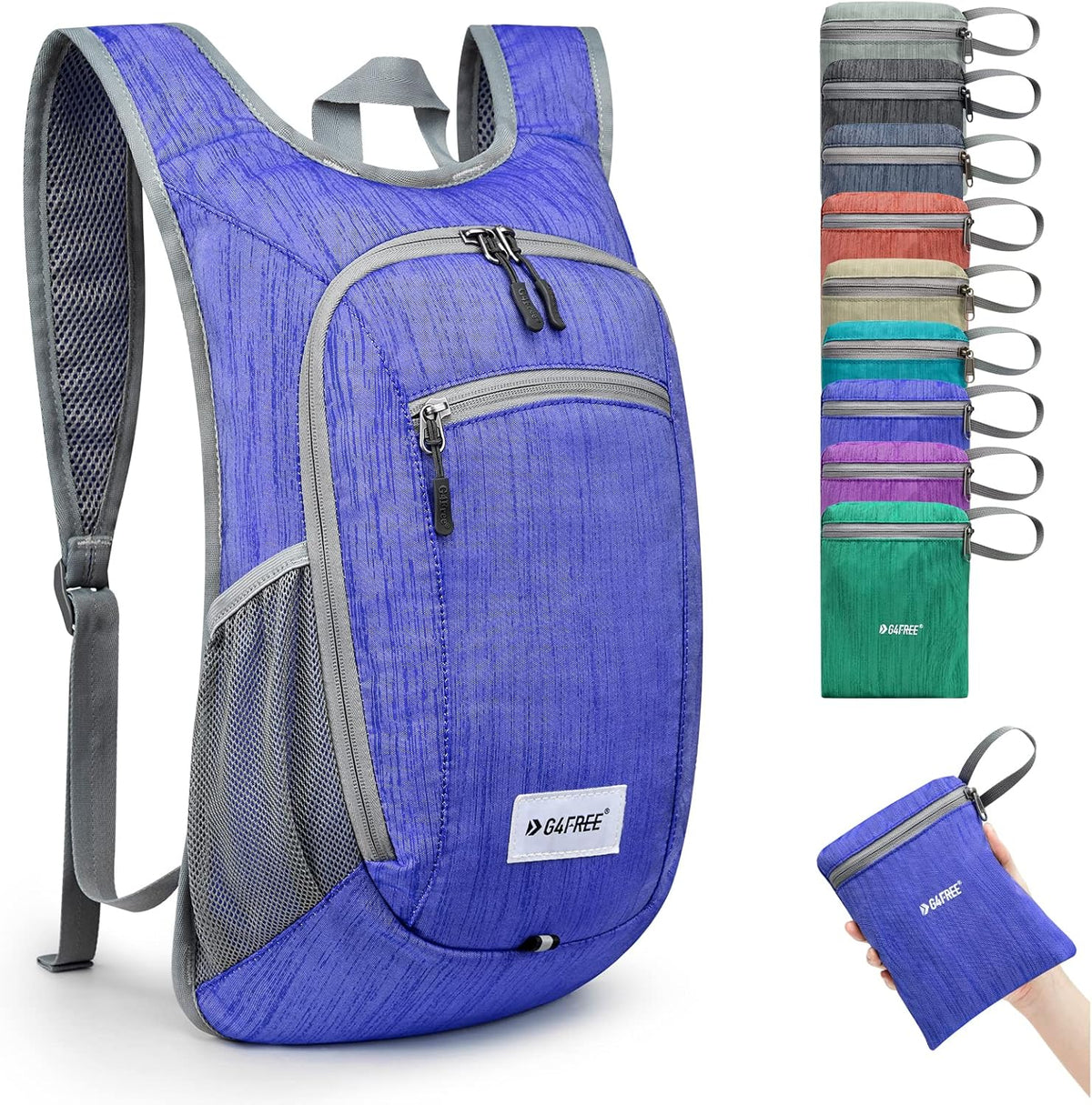 10L/15L Hiking Backpack Lightweight Packable Hiking Daypack Small Travel Outdoor Foldable Shoulder Bag